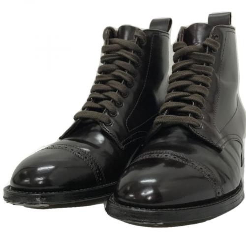 オールデンのジェルコードバンキャップトゥブーツ