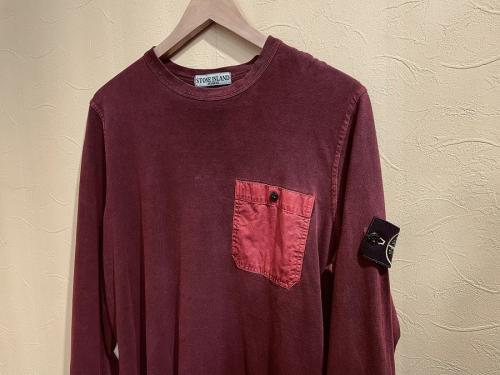 メンズ　ロンＴ　胸ポケット