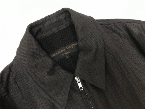 美品 田中オム◎コムデギャルソンオム トラックジャケット ロゴプリント L相当 COMME des GARCONS HOMME PLUS - コム デ ギャルソン オム 02SS