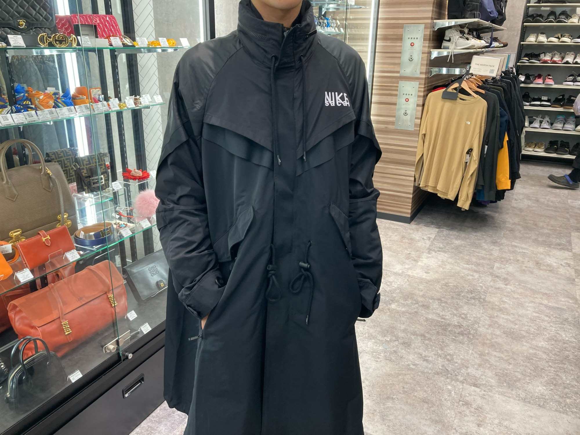 NIKE × Sacai Trench Jacket サカイ ナイキ コート