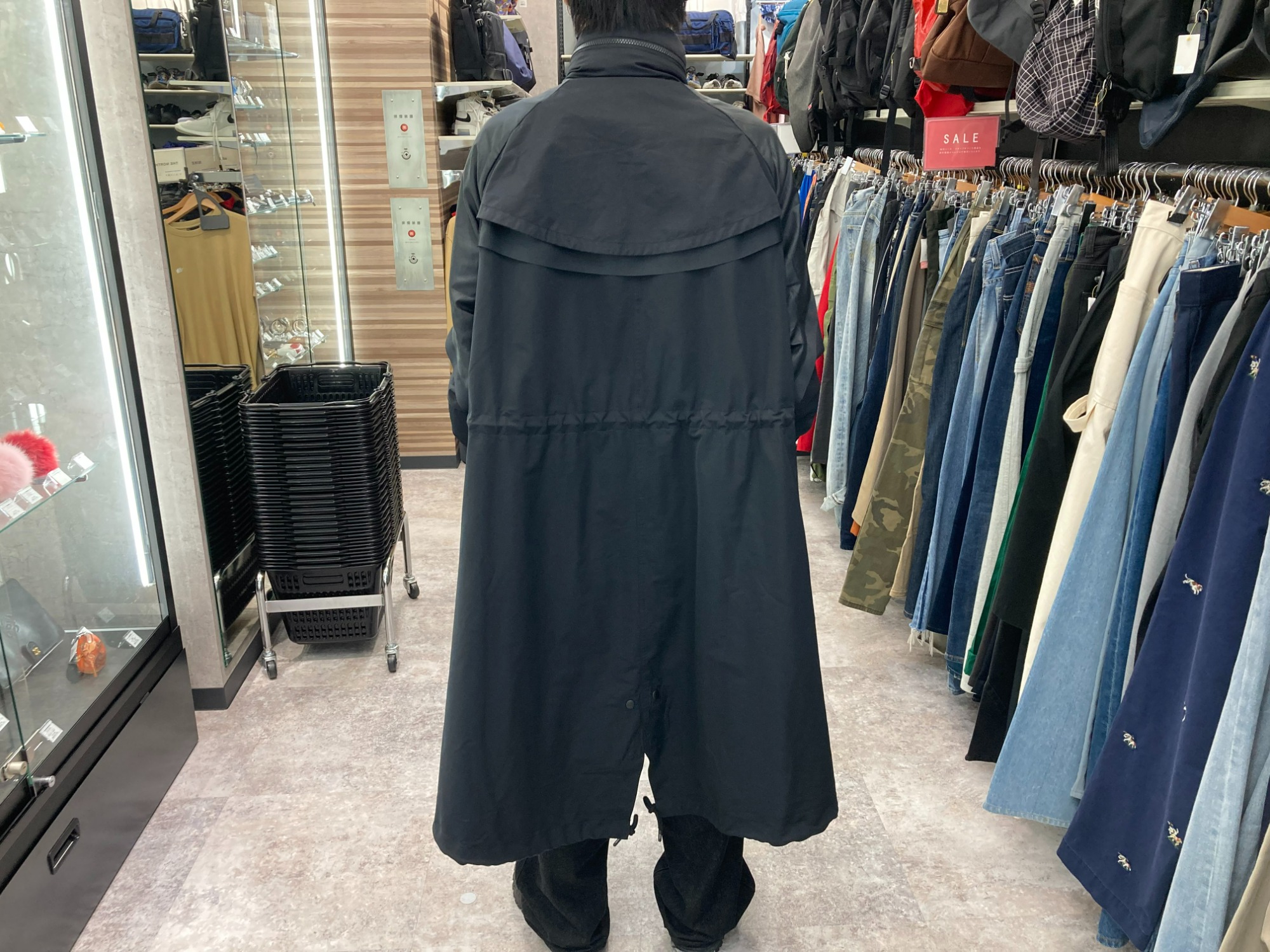 sacai nike サカイ trench jacket トレンチコート