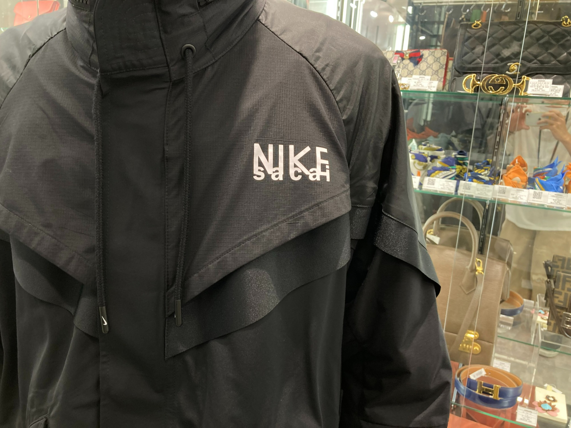 サカイタグもあったので載せます【新品未使用】NIKE ×sacai トレンチジャケット