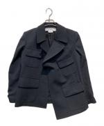 コムデギャルソン　薄手　ブルゾン　アシンメトリー コムデギャルソン 薄手 ブルゾン アシンメトリー COMME des GARCONS