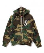 SUPREME / シュプリーム】S Logo Zip Up Hooded Sweatshirt WOODLAND