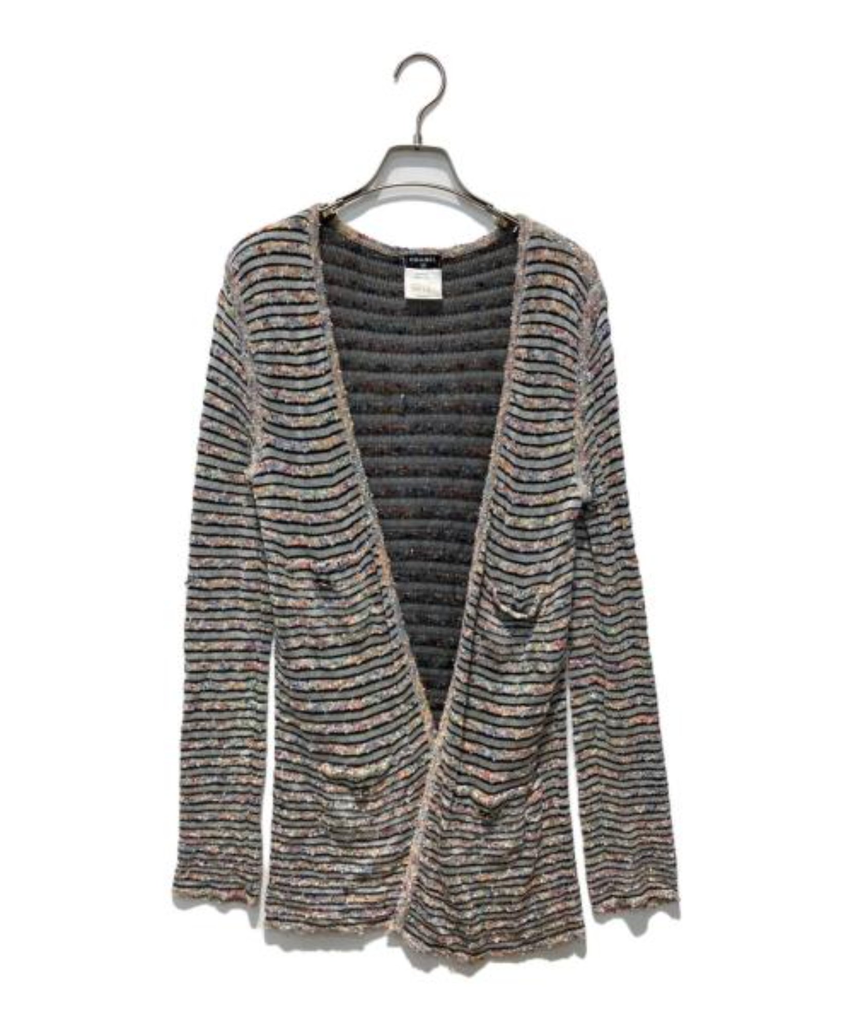CHANEL / シャネル】ココマーク ボタンレスカーディガン｜洗練された