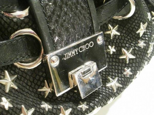 お*ん様 JIMMY CHOO 星型スタッズ　ボディバッグ JIMMY CHOO シルバースタッズボディバッグ