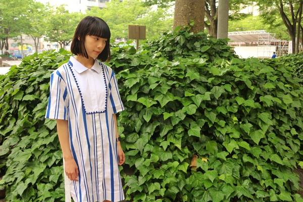 Tsumori Chisato ツモリチサト 夏のギリシャストライプワンピース 15 06 13発行