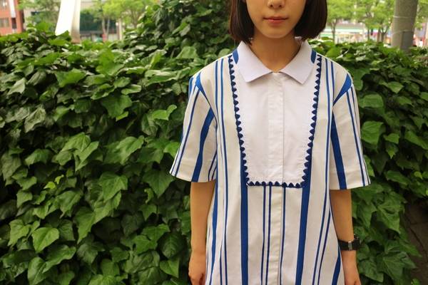 Tsumori Chisato ツモリチサト 夏のギリシャストライプワンピース 15 06 13発行