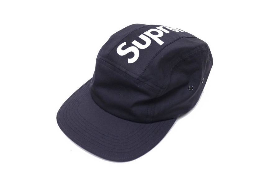 Supreme Sup Camp Cap Black 黒 クロ サイド ロゴ
