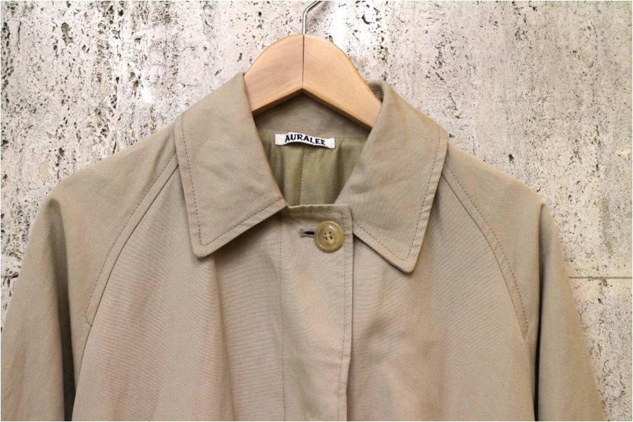 レディース必見 Auralee オーラリー のステンカラーコートをお買取しました 17 08 27発行