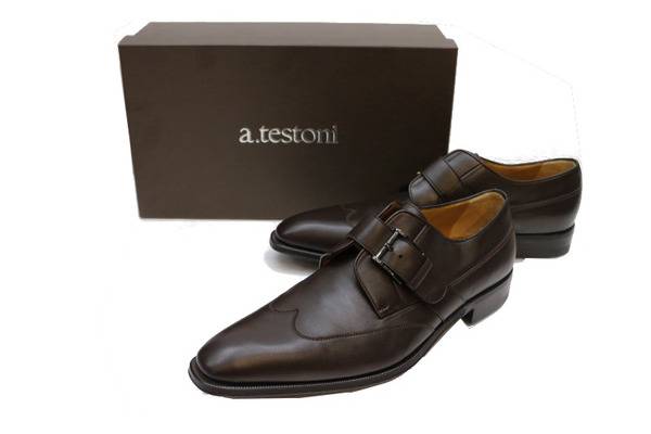 気品漂う高級紳士靴 A testoniのモンクストラップシューズをお買取しま