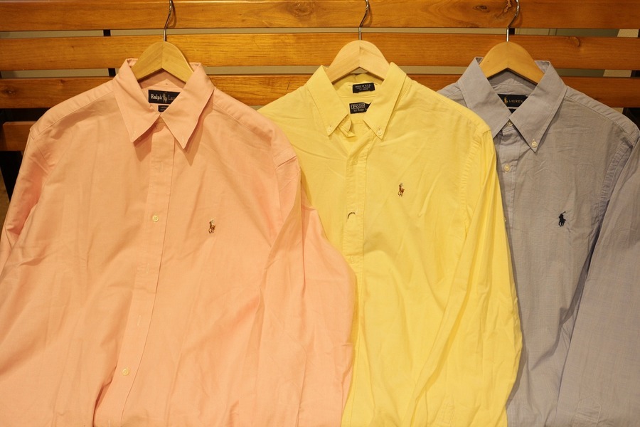 Ralph Lauren ラルフローレン より定番ボタンダウンシャツが大量入荷 19 03 10発行