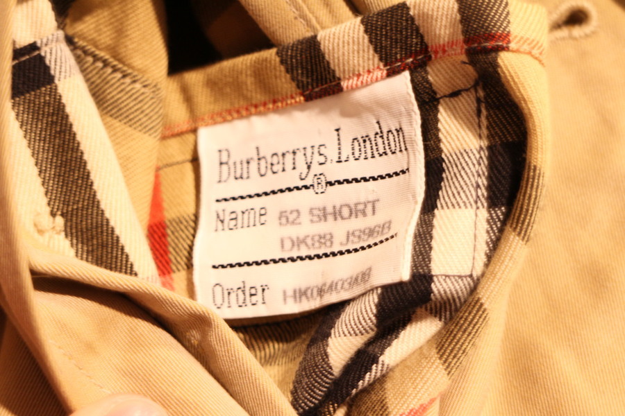 BURBERRY'S/バーバリーズ】英国製ビンテージトレンチコート 入荷情報