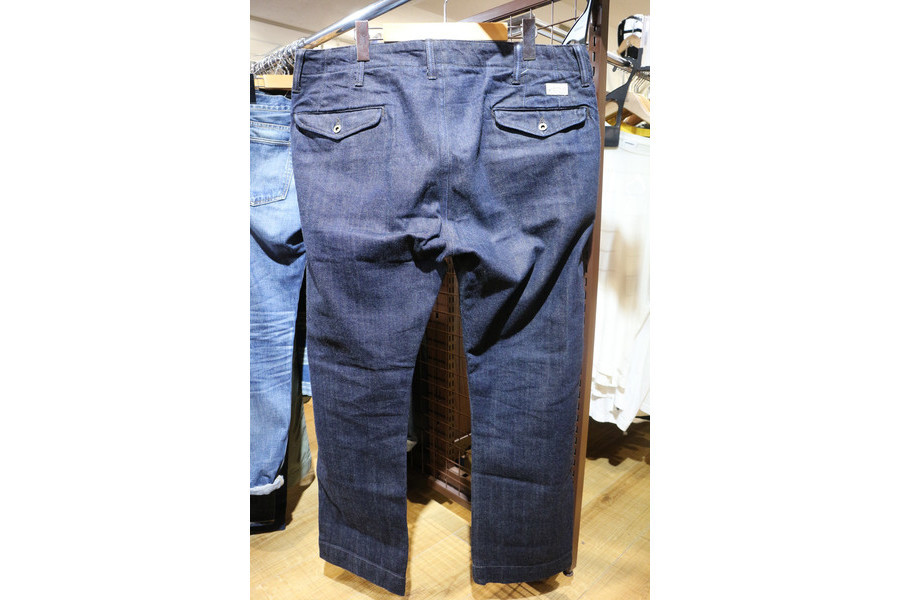 RRL/ダブルアールエル】ウォバッシュストライプシャツ、ヘチマ襟