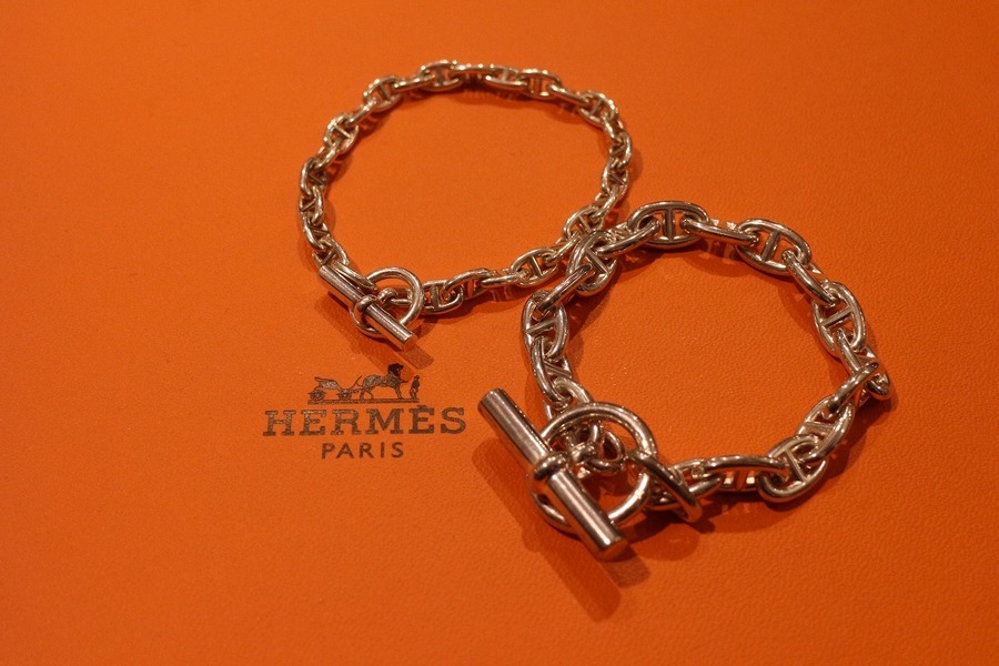 メーカー公式 HERME(エルメス) シェーヌダンクルPM 18コマ ブレスレット