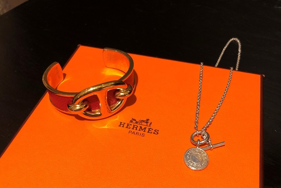 HERMES カルーゼル ネックレス セリエ オレンジ 2024 12購入