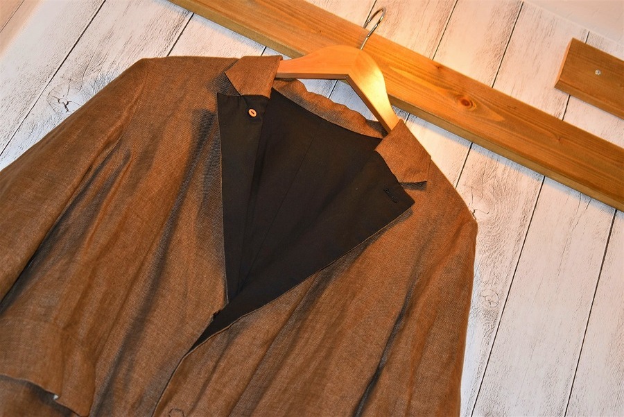 ジャケット・アウター SUNSEA REVERSIBLE SPECK LINEN COAT SUNSEA - SUNSEA / サンシー | REVERSIBLE SPECK LINEN COAT