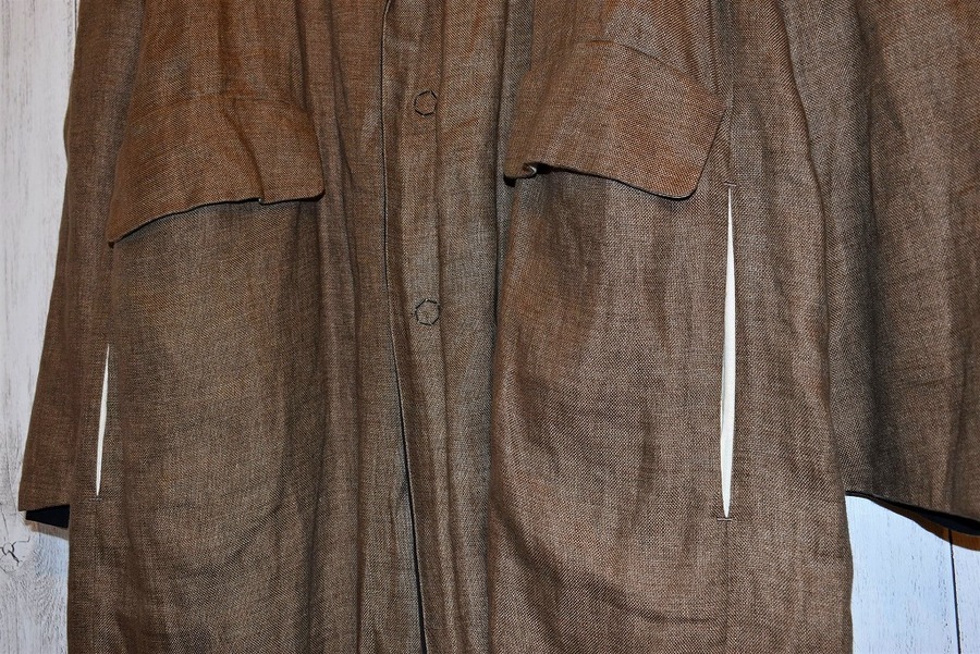 SUNSEA/サンシー】Reversible Speck Linen Coat 入荷情報[2019.08.01