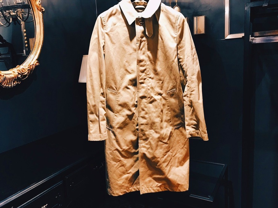 まった 3シーズン着れる、チノクロスマッキン!【 MACKINTOSH / マッキントッシュ (英 】高密度ベージュチノ ステンカラーコート 40 XL / ダヌーン インポート まった 3シーズン着れる、チノクロスマッキン!【 MACKINTOSH / マッキントッシュ (英 】高密度ベージュチノ ステンカラーコート 40 XL / ダヌーン インポート