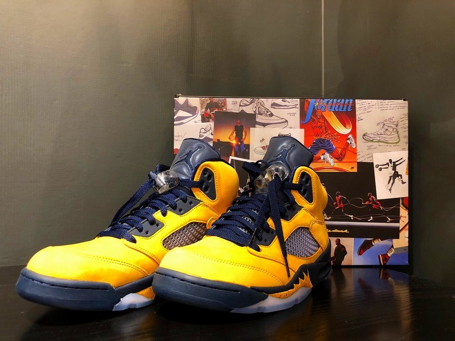 NIKE AIR JORDAN5 MICHIGAN 10.5 新品未使用ミシガン