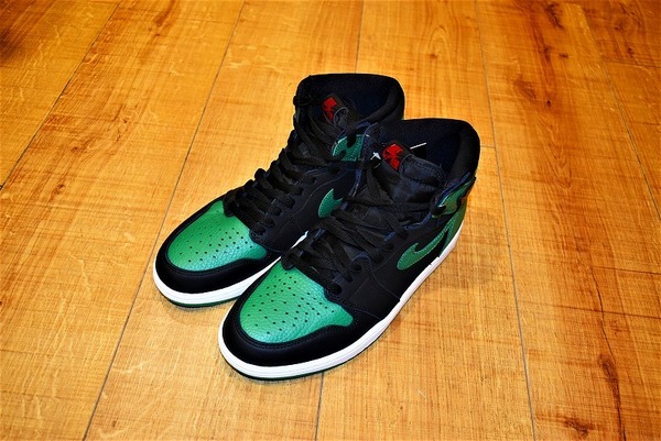 エアジョーダン1 Black/Pine Green 27センチ