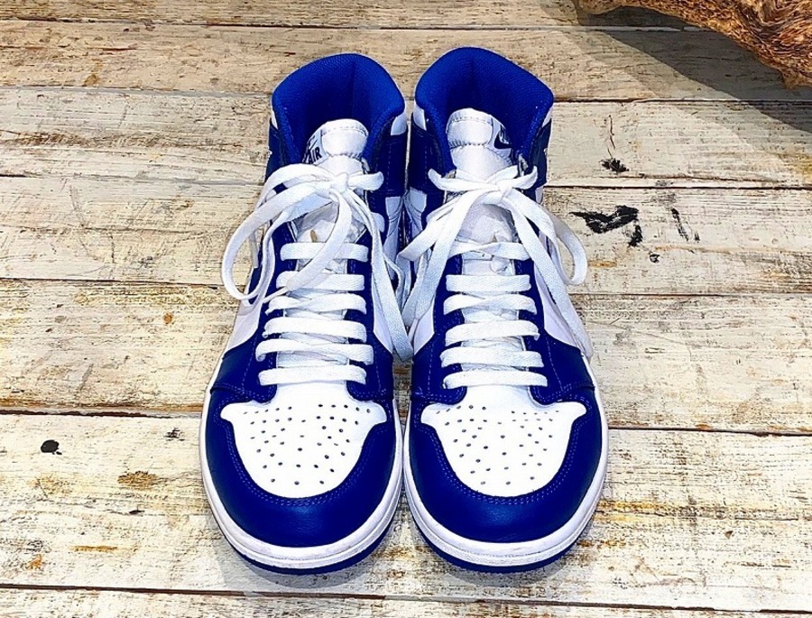 NIKE ナイキ AIR JORDAN 1 RETRO HIGH OG STORM BLUE 555088-127 エア ジョーダン1レトロハイオージーストーム ハイカットスニーカーシューズ ブルー/ホワイト US8.5/26.5cm