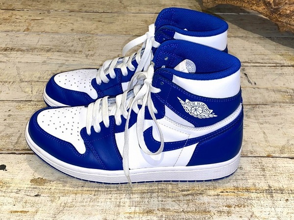 NIKE ナイキ AIR JORDAN 1 RETRO HIGH OG STORM BLUE 555088-127 エア ジョーダン1レトロハイオージーストーム ハイカットスニーカーシューズ ブルー/ホワイト US8.5/26.5cm