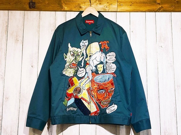 新品 Supreme Embroidered Work Jacket xxl