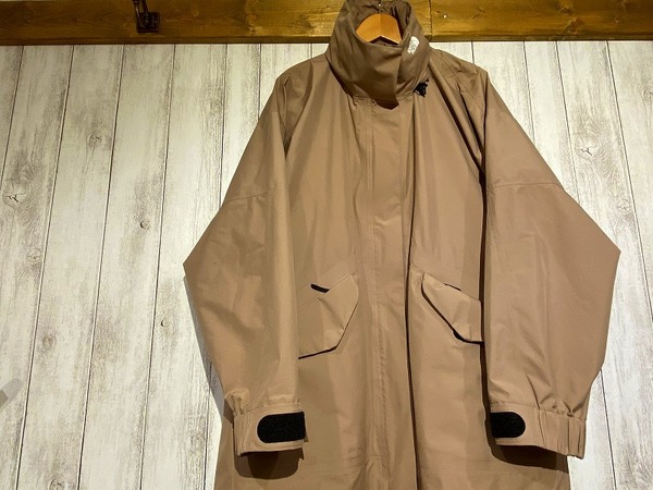 フラワーB ブルーグレイ the north face×HYKE GTX military coat