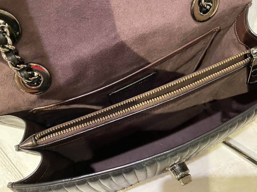 美品 COACH パーカー ウィズ キルティング アンド スタッズ バッグ COACH/コーチ】パーカー ウィズ キルティング アンド クリスタル 31029