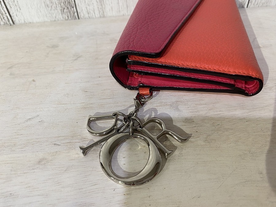 Christian Dior/クリスチャン ディオール】バイカラー2つ折り財布 入荷