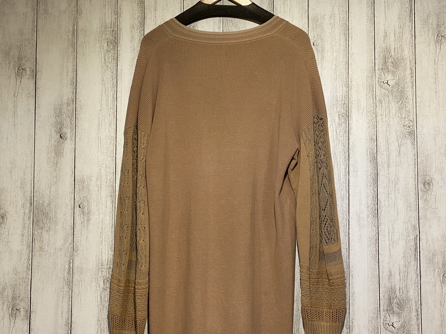 mame kurogouchi / マメクロゴウチ】Mixed Knitted Fabric Dress
