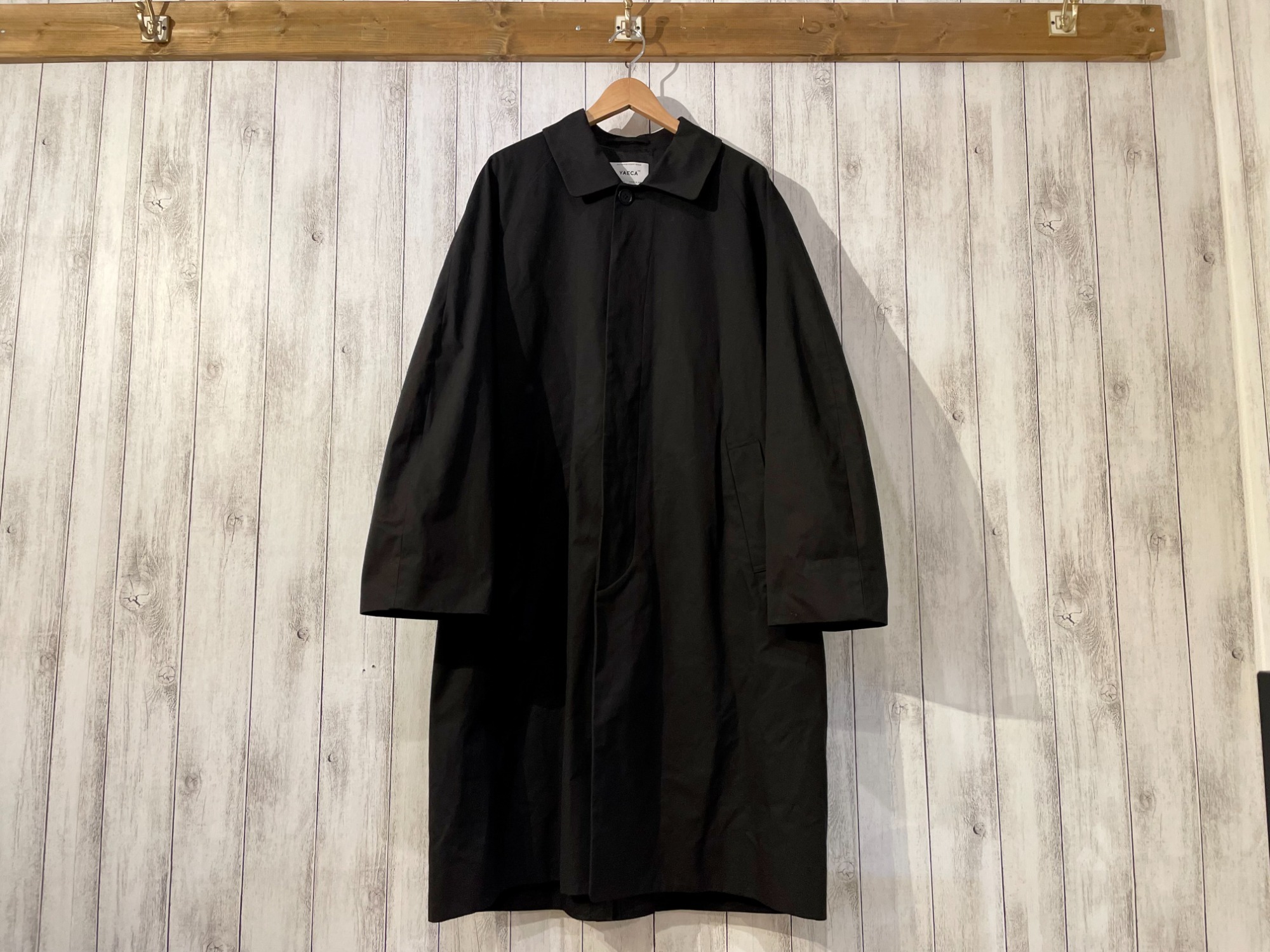 買取強化ブランド【YAECA】より【SOUTIEN COLLAR COAT】が買取