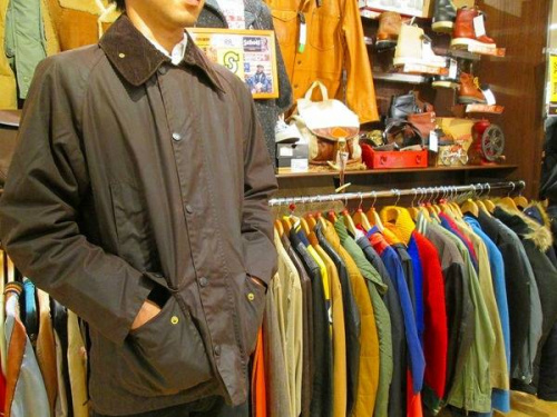 アウターのバブアー