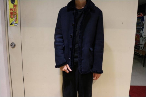 ムートンジャケットの羊革