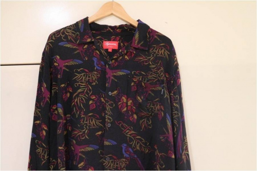 16fwのレーヨンシャツ