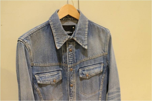 ISAMU KATAYAMA BACKLASHのデニムシャツ