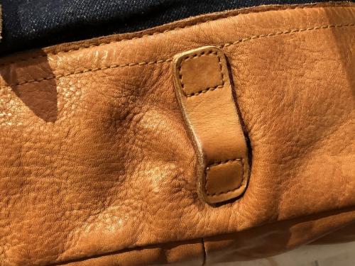 ダブルアールエルのデニムバックパック