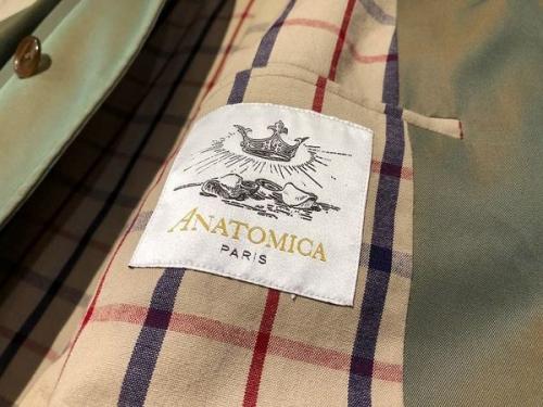 コットンギャバジン シングルラグランワイドコートのメンズ