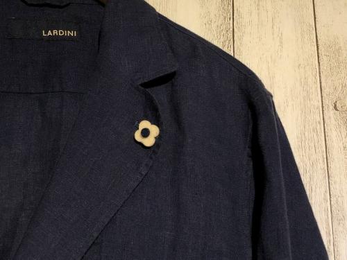 リネンジャケットのメンズ