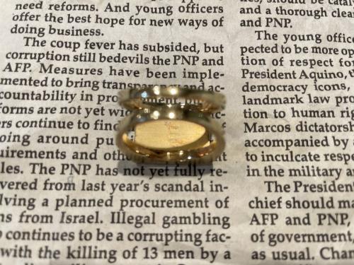 4ステッチのリング