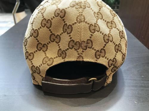 グッチのGUCCI　キャンバスキャップ