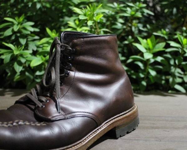 無骨さと上品さ.ALDEN(オールデン) Vチップワークブーツ入荷