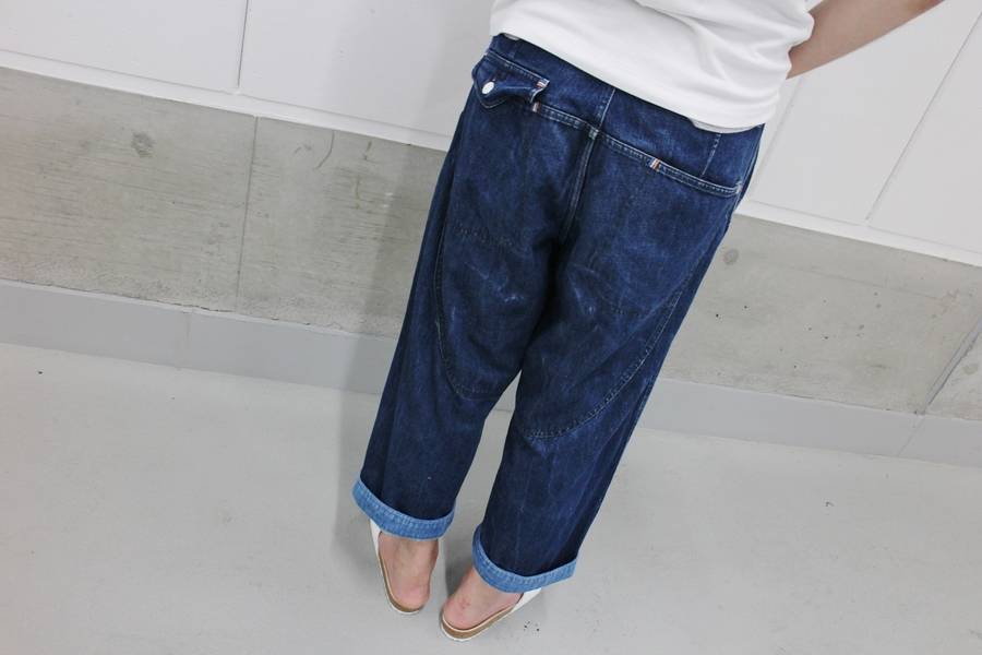 PORTER CLASSIC(ポータークラシック) ワイドデニムパンツ メンズ 