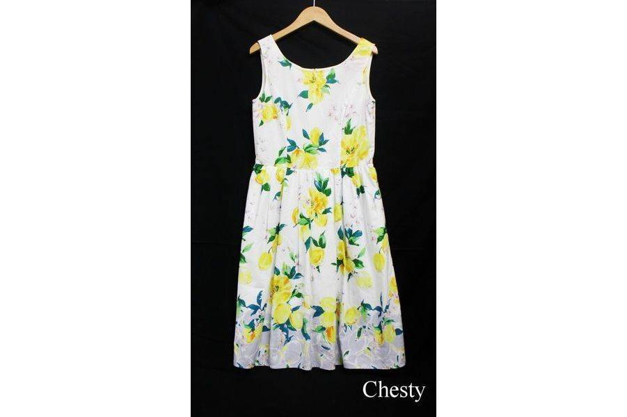 大人可愛いブランド Chesty よりレモン柄ワンピース入荷 18 05 27発行