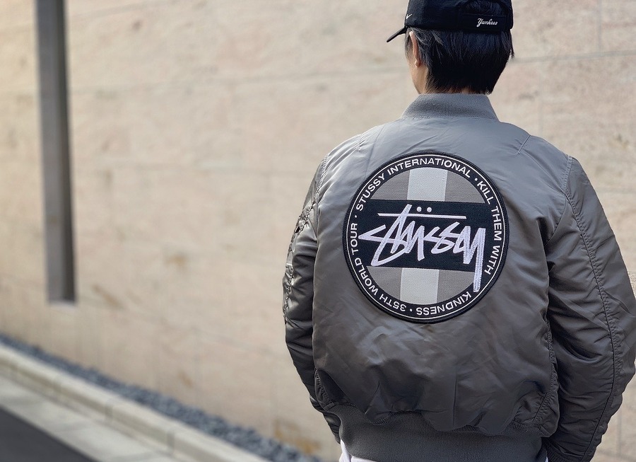 即完売✨ STUSSY × ALPHA INDUSTRIES フライトジャケット