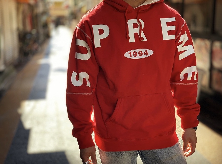 値下げSupreme Spread Logo Hooded Sweatshirt-