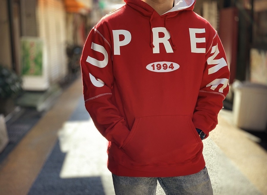 Supreme 19aw S logo hooded sweat