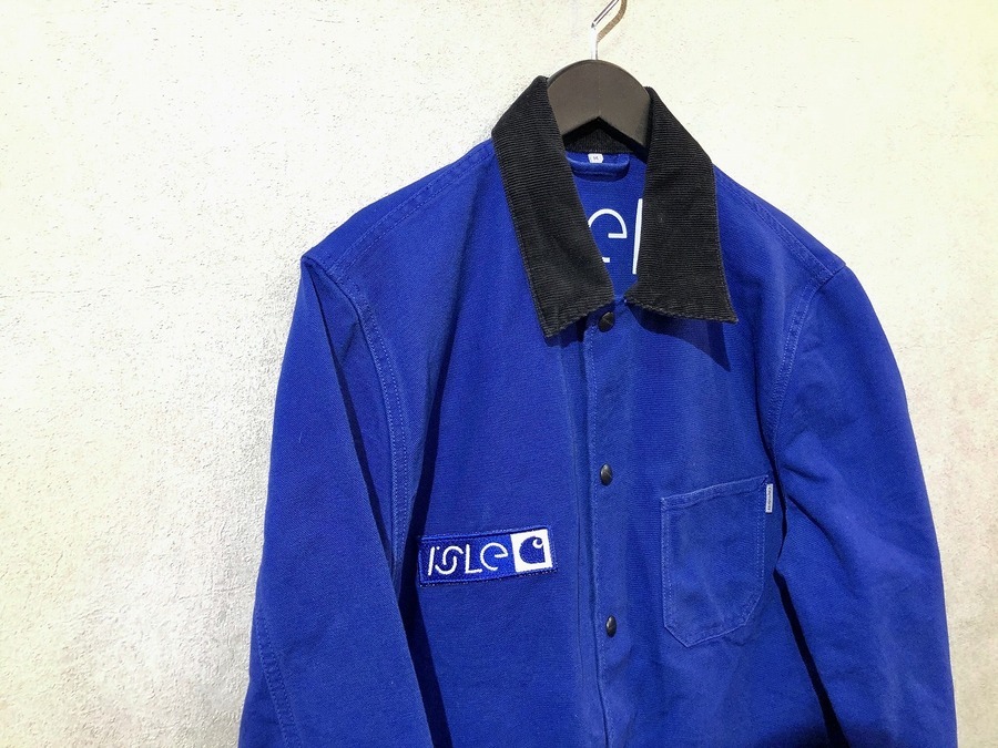 新品 Carhartt ブルージャケット コーデュロイ襟 CarHartt/カーハート】より スカイエジャケットが入荷致しました