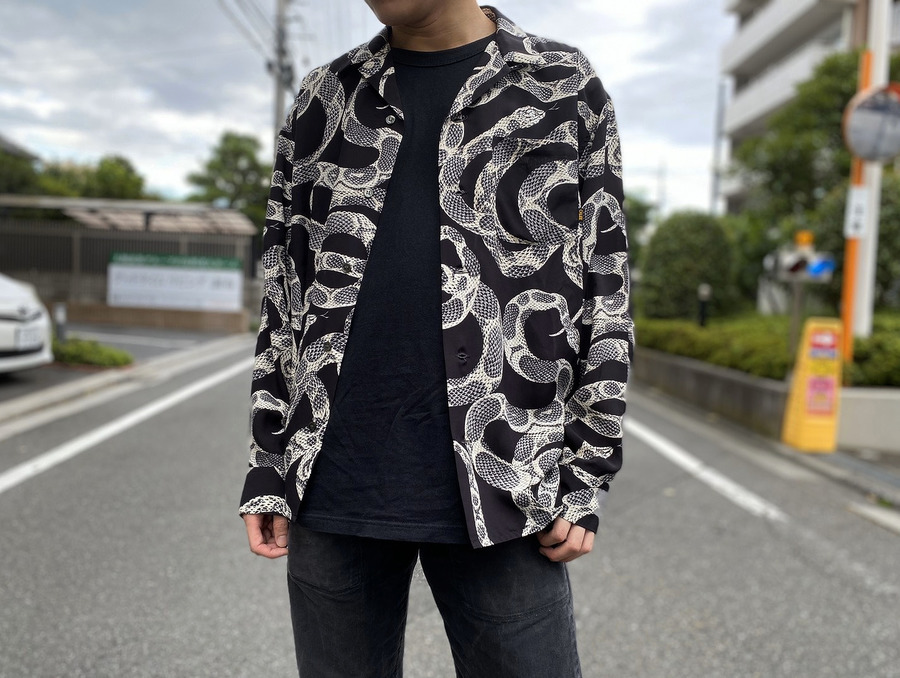 CALEE/キャリー】SNAKE PATTEN L/S SHIRTが入荷しました。[2020.07.12